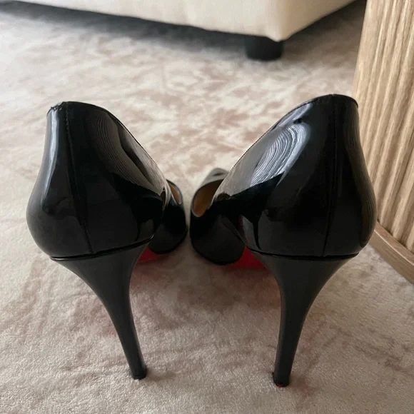 Christian Louboutin Black Pigalle 100 mm pumps - Picture 5 of 11